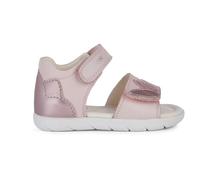 Geox Baby-Mädchen ALUL Girl B Sandal, LT Rose/Silver, 22 EU