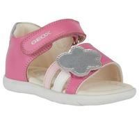 Geox Baby-Mädchen B ALUL Girl A Sandal, DK PINK/Silver, 22 EU