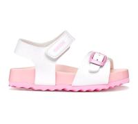 Geox Baby-Mädchen B CHALKI Girl Sandal, White/PINK, 23 EU