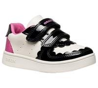 Geox Baby-Mädchen B ECLYPER Girl Sneaker, White/Black, 23 EU