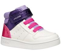 Geox Baby-Mädchen B ECLYPER Girl Sneaker, White/Lavender, 23 EU