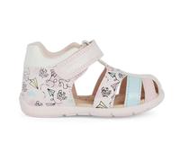 Geox Baby-Mädchen B ELTHAN Girl D Sandal, PINK/Multicolor, 22 EU