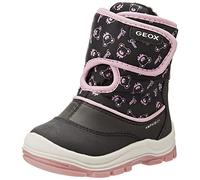 Geox Baby Mädchen B Flanfil Girl B Abx Stiefeletten,21 EU,Black Dk Pink