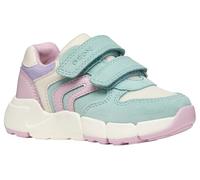 Geox Baby-Mädchen B FLEXYPER MINI Girl Sneaker, WATERSEA/PINK, 22 EU