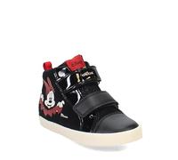 Geox Baby-Mädchen B Kilwi Girl D Sneaker, Black/RED, 22 EU