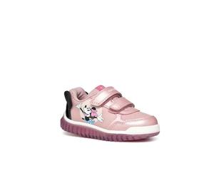 Geox Baby - Mädchen B Lightyloo Girl Sneaker, Old Rose Black, 23 EU