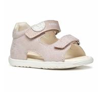 Geox Baby-Mädchen B MACCHIA Gir Sandal, Rose/Off White, 18 EU