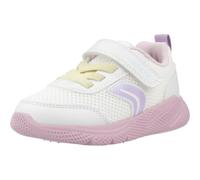 Geox Baby-Mädchen B SPRINTYE Girl D Sneaker, White/PINK, 21 EU