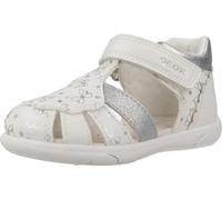 Geox Baby - Mädchen B Zapito Girl Sandal, White Silver, 19 EU