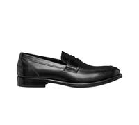 Geox -Barberigo Herren Mokassins aus schwarzem Leder - U56MBE00043C9997, Schwarz , 42 EU