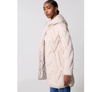 Geox - Bekleidung W PLUMMERY LONG JKT - Grau - Größe 40
