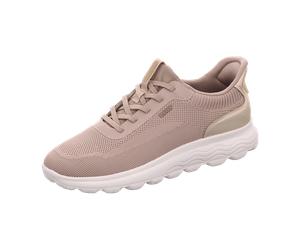 Geox Bequeme Schnürschuhe für Damen, beige, Größe 35 EU