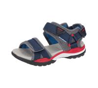 Geox Borealis Outdoor Kinder Sandale grau rot für Kinder, blau, Größe 29 EU