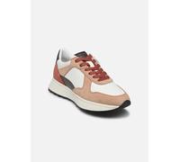 Geox Damen D Amabel A Sneaker, White/DK Skin, 39 EU