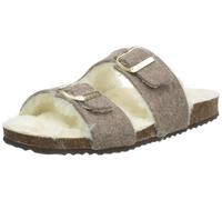 Geox D BRIONIA A Slipper, DK Taupe, 38 EU
