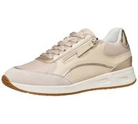 Geox Damen Sneaker Bulmya Off-White/Hellgold Größe 38