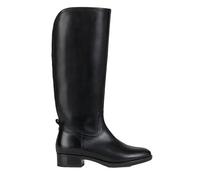 Geox D Damiana Knee High Boot, Black, 36 EU