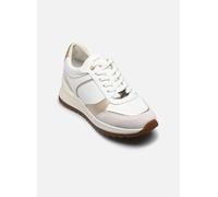 Geox Damen D DESYA A Sneaker, White/Lt Gold, 40 EU