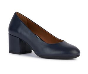 Geox D ELEANA A Leder Rindsleder Vollnarben Damen Navy Heels EU 41 / UK 7,5
