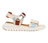 Geox Damen D FLEXTRIDE S C Wedge Sandal, Papyrus/Crystal, 40 EU