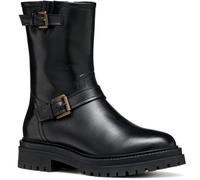 Geox D Iridea D Leder Damen Schwarz Stiefel EU 38 / UK 5