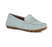Slipper GEOX "D KOSMOPOLIS + GRIP" Gr. 36, blau (hellblau) Damen Schuhe Slip ons mit Geox Spezial Membran (43992201-36)