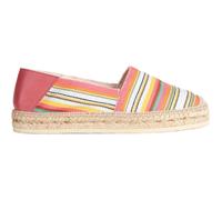 Geox Mädchen Lampedusa Espadrille Wedge Sandal, Multicolor Cyclamen, 40 EU