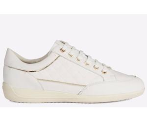 Geox D MYRIA Kunstleder-Damensneaker In Weiß EU 41 / UK 7,5