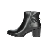 Geox D New ASHEEL Ankle Boot, Black, 41 EU