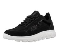 Geox D SPHERICA C Sneaker, Black, 38 EU