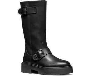 Geox D Spherica EC7 Lederstiefel für Damen in Schwarz EU 38 / UK 5