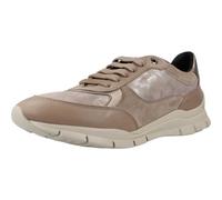 Geox D Sukie A Sneaker, DK Taupe, 38 EU