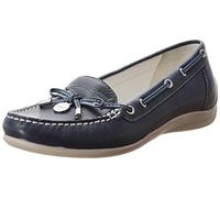 Geox D YUKI A, Damen Mokassin, Blau (NAVYC4002), 36 EU