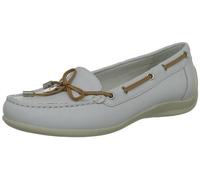 Geox D YUKI A, Damen Mokassin, Weiß (WHITEC1000), 36 EU