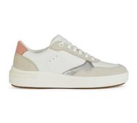 Geox D DALYLA A Sneaker, White/DK Skin, 36 EU