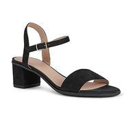 Geox Damen Aurely 50 B Sandalen, Schwarz, 39 EU