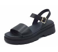 Geox Damen D ADACTER S D Flat Sandal, Black, 41 EU