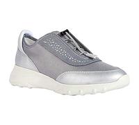 Geox Damen D ALLENIEE Sneaker, LT Grey/Silver, 37 EU