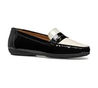 Geox Damen D ANNYTAH MOC A Moccasin, Black/Papyrus, 37 EU