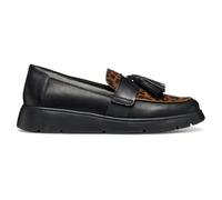 Geox Damen D ARLARA Loafer, Black, 37.5 EU