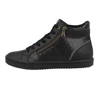 Sneaker GEOX "D BLOMIEE B" Gr. 37, schwarz Damen Schuhe Plateau Schnürschuhe High Top Sneaker, Schnürboots, Winterboots mit Reißverschluss (36792748-37) schwarz