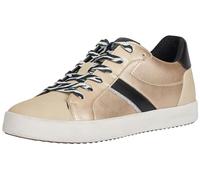Geox Damen D Blomiee C Sneaker, Lt Gold Black, 38 EU