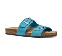 Geox Damen D BRIONIA L Flat Sandal, Lt Blue, 35 EU
