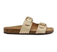Geox D BRIONIA L Damen-Pantoletten, golden, größe 39