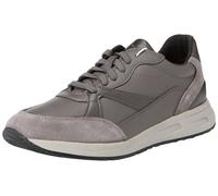 Geox Damen D BULMYA A Sneaker, DK Grey/Gun, 41 EU
