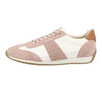 Geox Damen D CALITHE Sneaker, Nude/White, 38 EU
