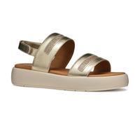 Geox Damen D CAMALEI C Flat Sandal, Lt Gold, 39 EU
