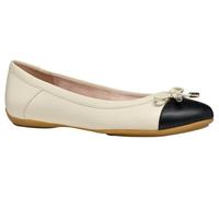 Geox Damen D Charlene C Ballet Flat, Papyrus Black, 36 EU