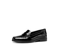 Geox Damen D CLORIDIE Loafer, Black, 37 EU