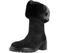 Geox Damen D Damiana Knee High Boot, Black, 39 EU